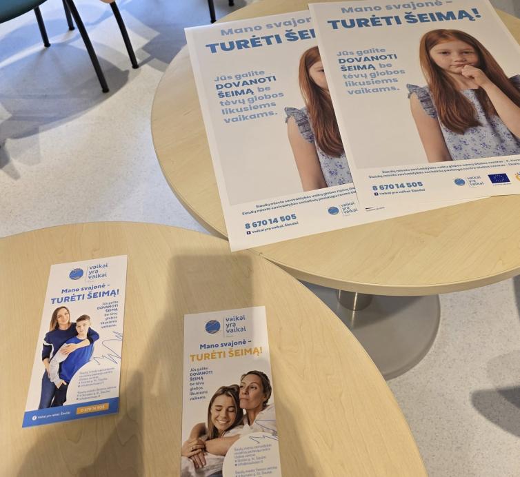 Globos centro teikiamų paslaugų pristatymas Šiaulių Užimtumo tarnybos darbuotojams