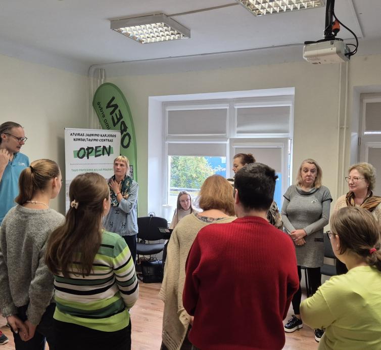 Užimtumo didinimo programos dalyviai dalyvavo renginyje „Ar apsimoka dirbti?“