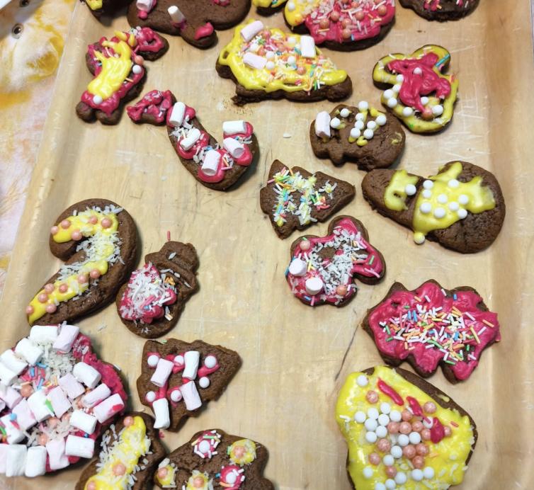 Imbierinių sausainių gaminimo ir dekoravimo diena