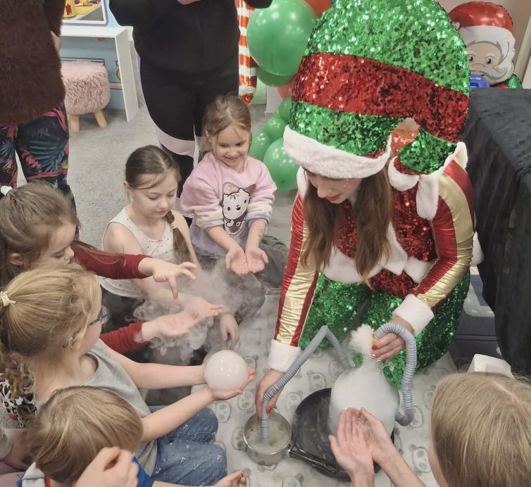 Stebuklinga kalėdinė šventė vaikams