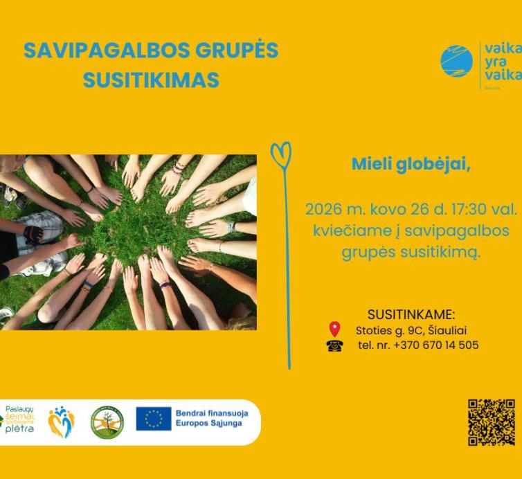 Savipagalbos grupės susitikimas