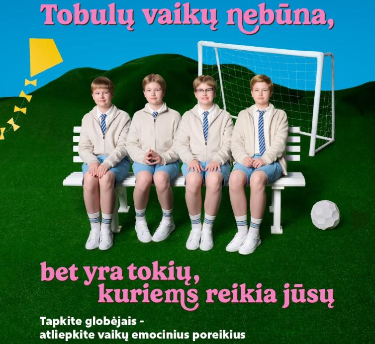 „Tobulų vaikų nebūna, bet yra tokių, kuriems reikia jūsų“